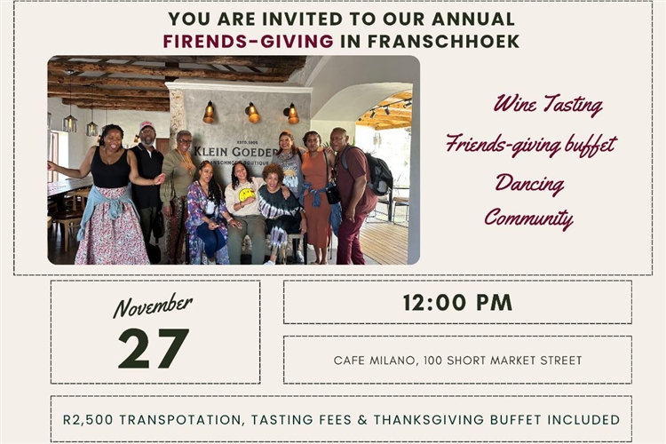Zuri Wine Tastings Annual Friends-Giving